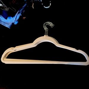 White hangers
